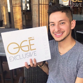 Oge Exclusive influencer premium haar producten Samuel